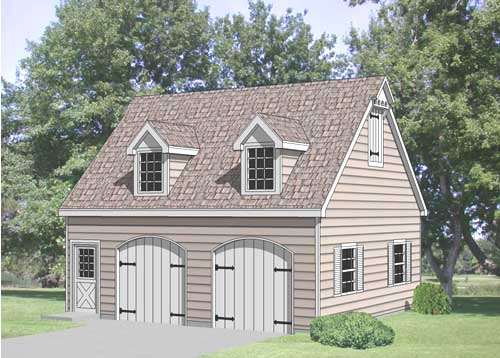 Garage Loft Plan  GL-2824